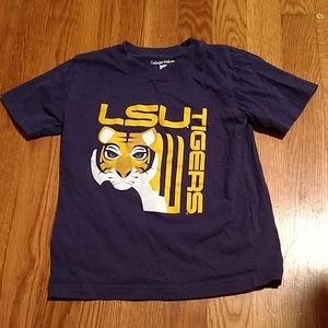 LSU Tigers 100% Cotton Purple T-shirt, 4T